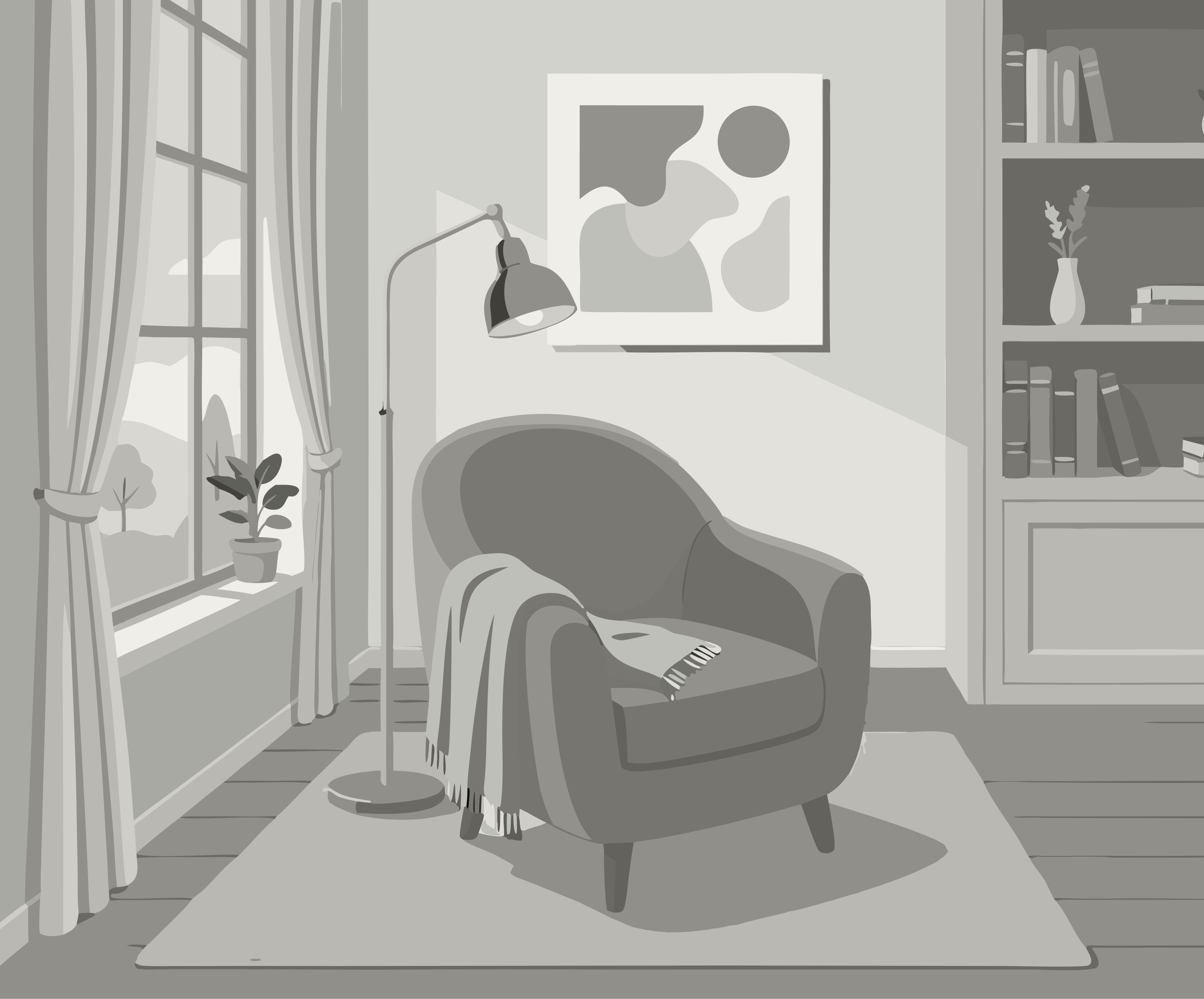 Doppel-/Zweibettzimmer mit Bad
